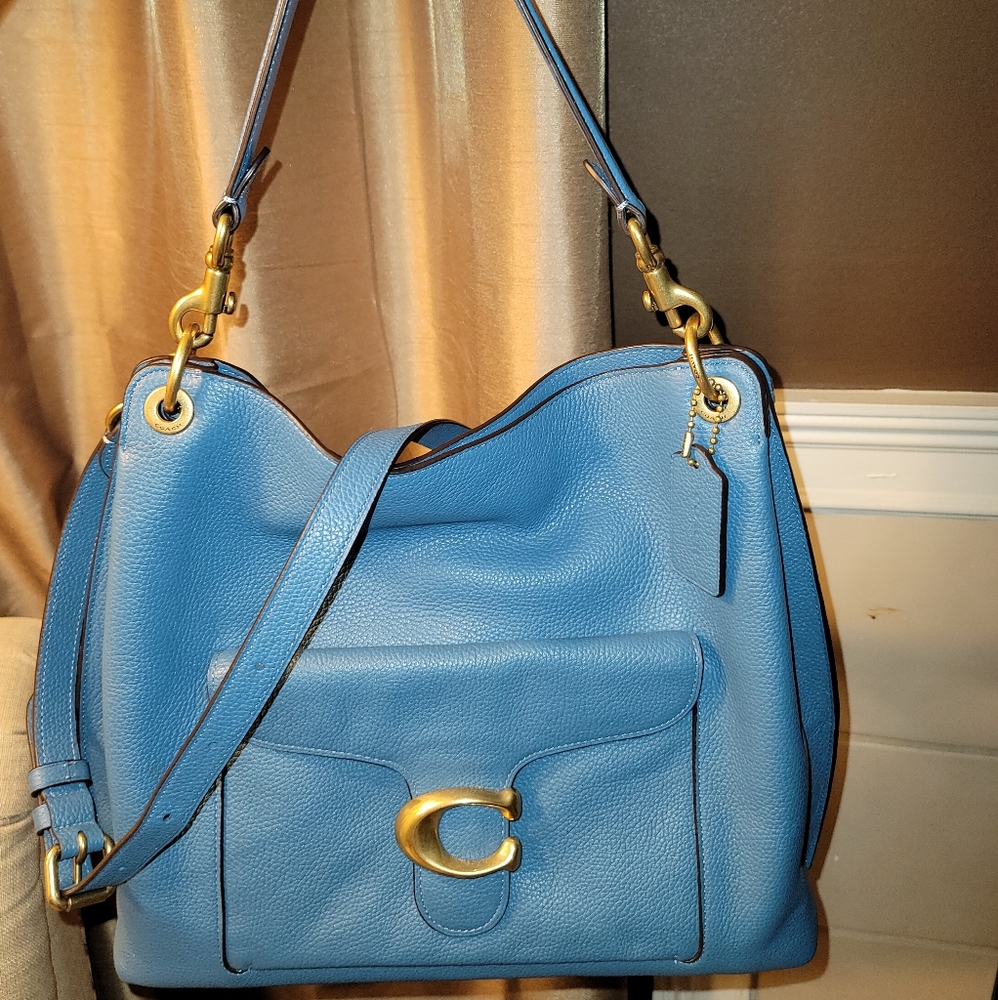 EUC COACH Tabby Hobo Brass / Lake 78207